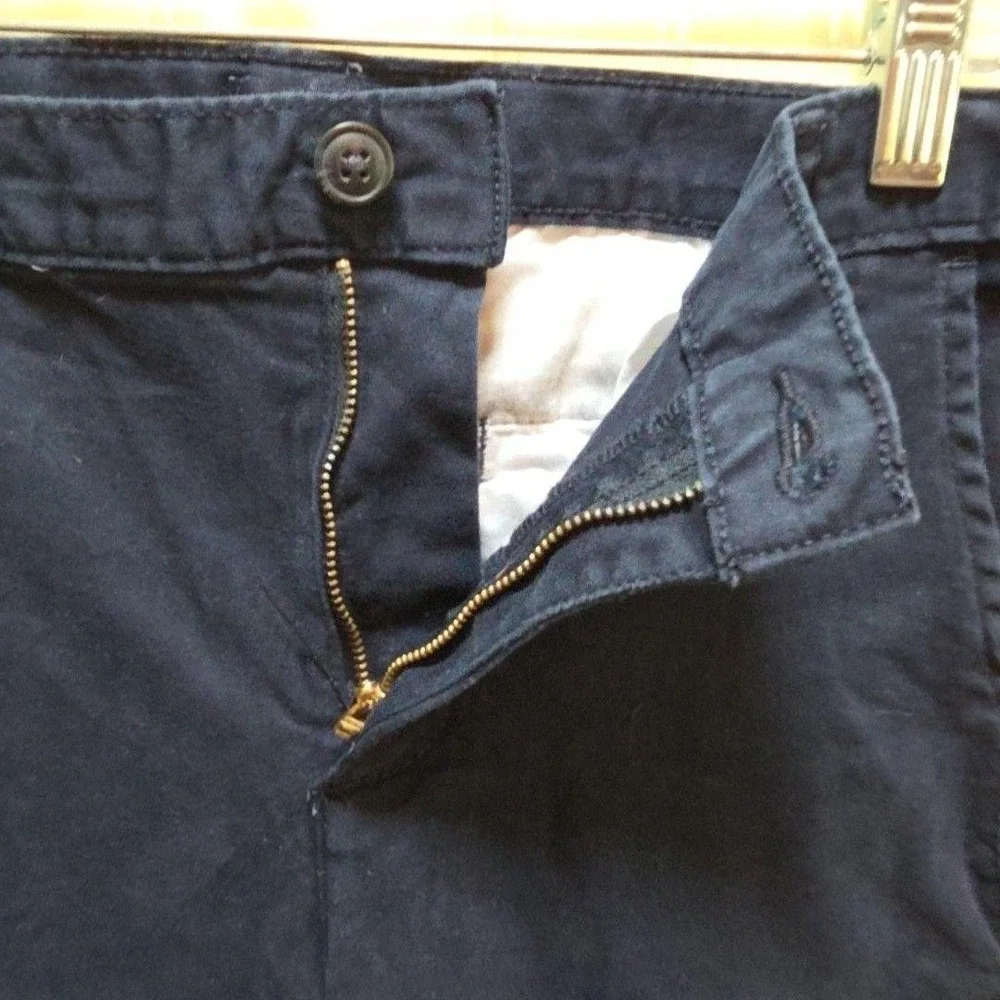 The Children's Place Pants Boys 14 Blue Chino Twill Zip Stretch Casual School